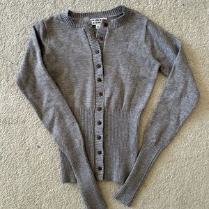 Frankies bikinis button up Lennon cloud knit cardigan